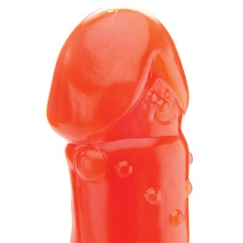 Deluxe Rotating Wallbangers Rabbit Vibrator close up of head