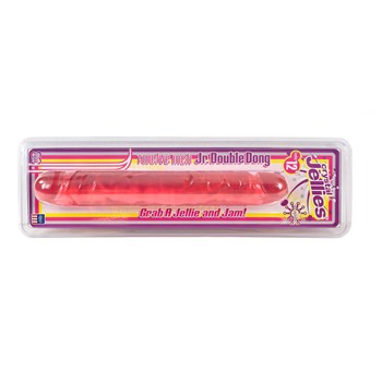Super Jelly Realistic Double Dildo pink packaging