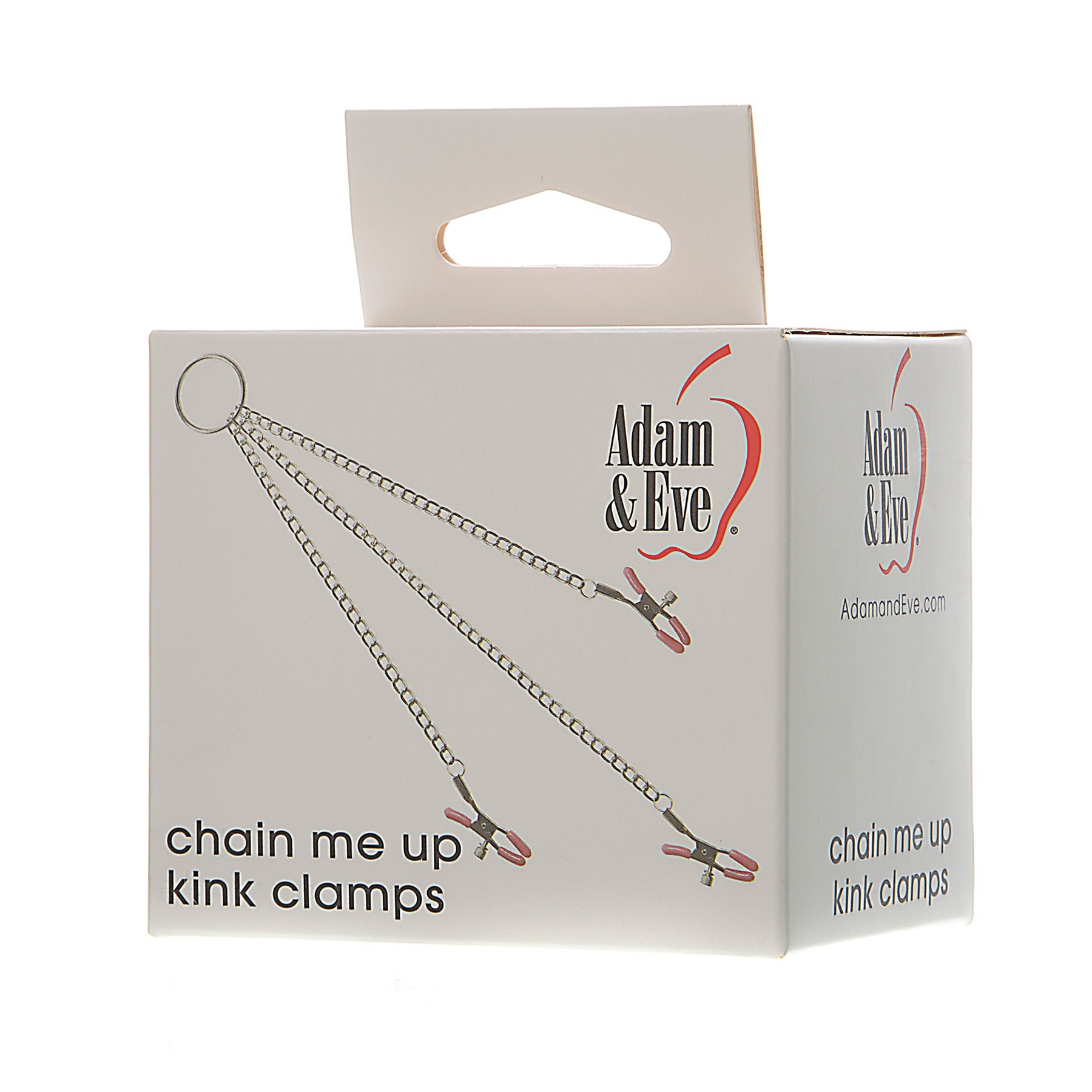 Adam & Eve Chain Me Up Kink Clamps box cover