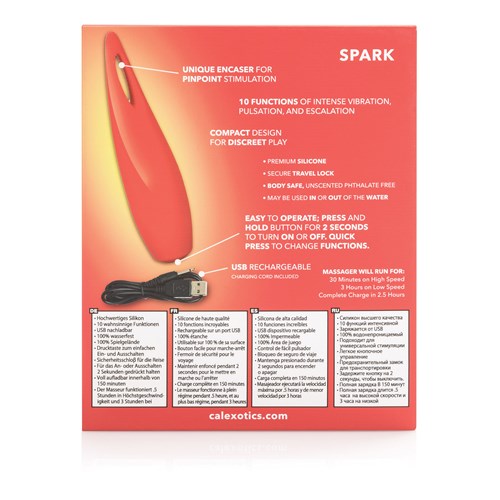 Red Hot Spark Clitoral Vibe box