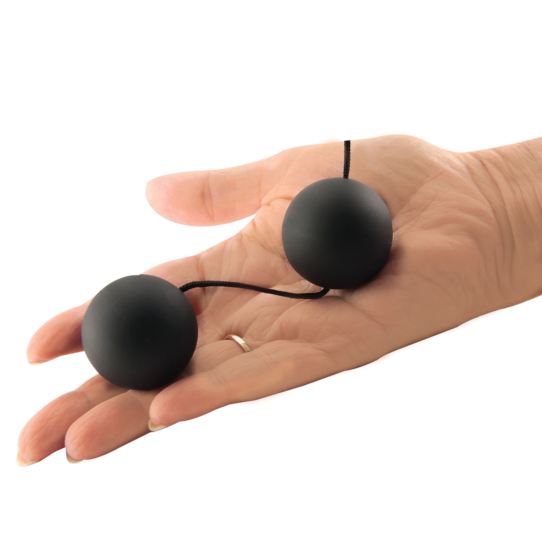 Deluxe Vibro Balls hand holding balls