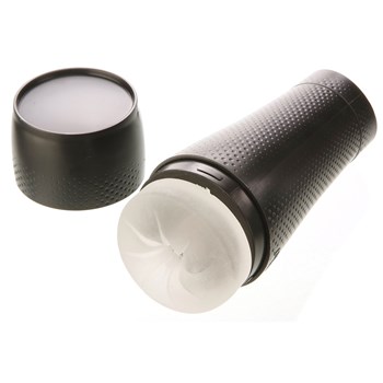 Fleshlight Flight with cap off laying on table