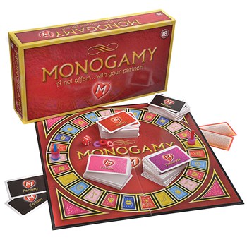 Monogamy A Hot Affair With Your Partner Game Box and game components English