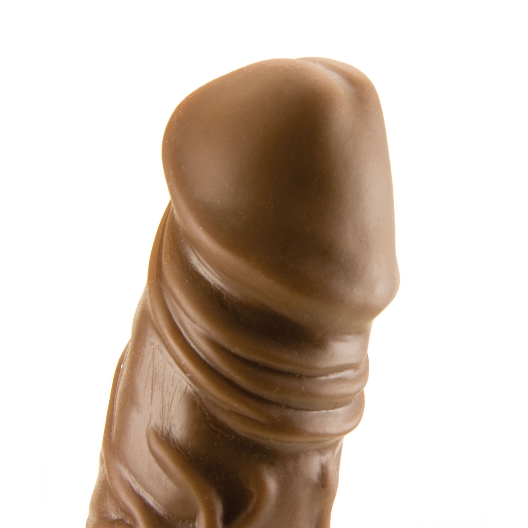 Jelly Chocolate Dream Vibrator close up of head