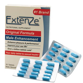 Extenze with blister packs