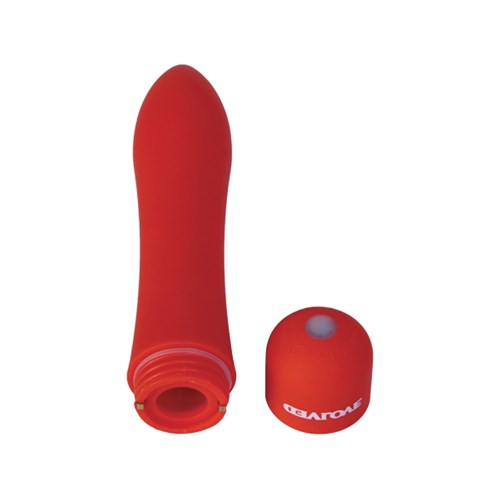 Evolved Seduction red base unscrewed for batteries