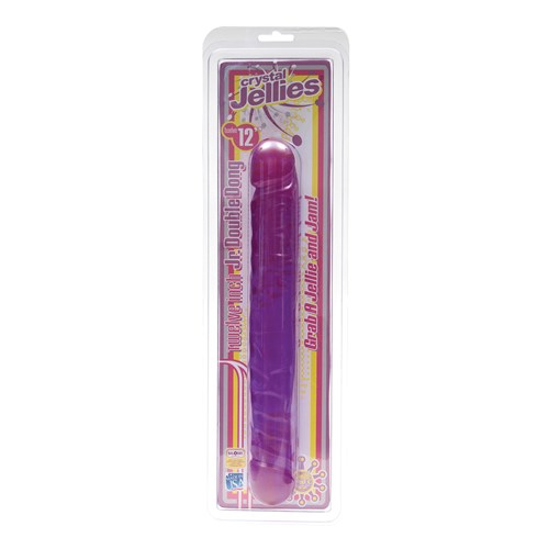 Crystal Jellies 12" Double Dildo package