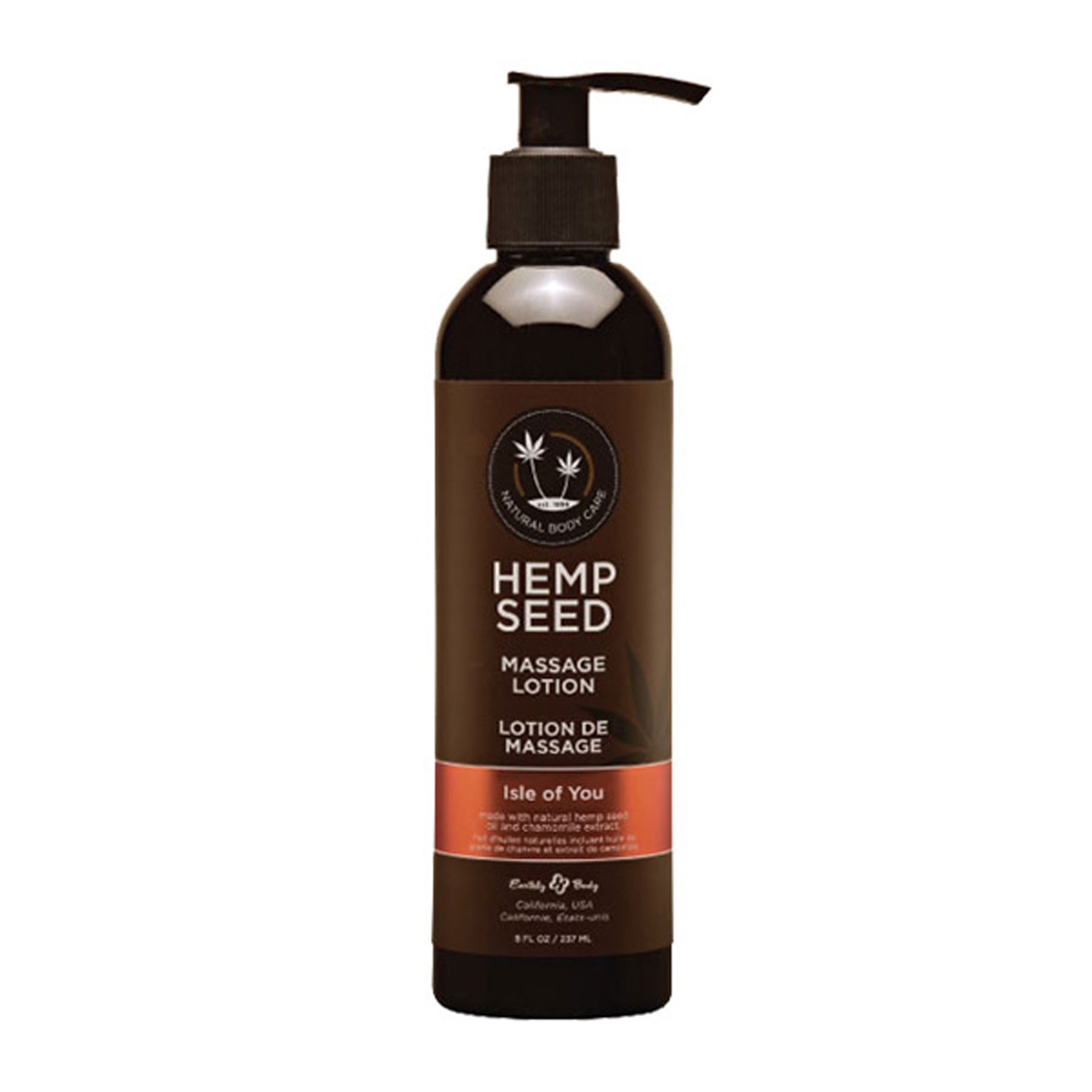 Hemp Seed Massage Lotion- Isle of You Bottle