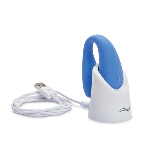 We-Vibe Match Couples Massager on charging stand 