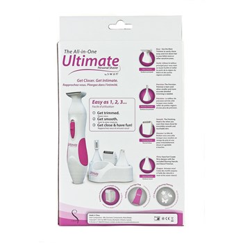 All In One Ultimate Personal Shaver For Women back of box