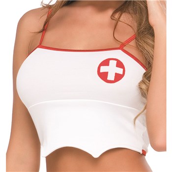 Naughty Nurse close up of front top