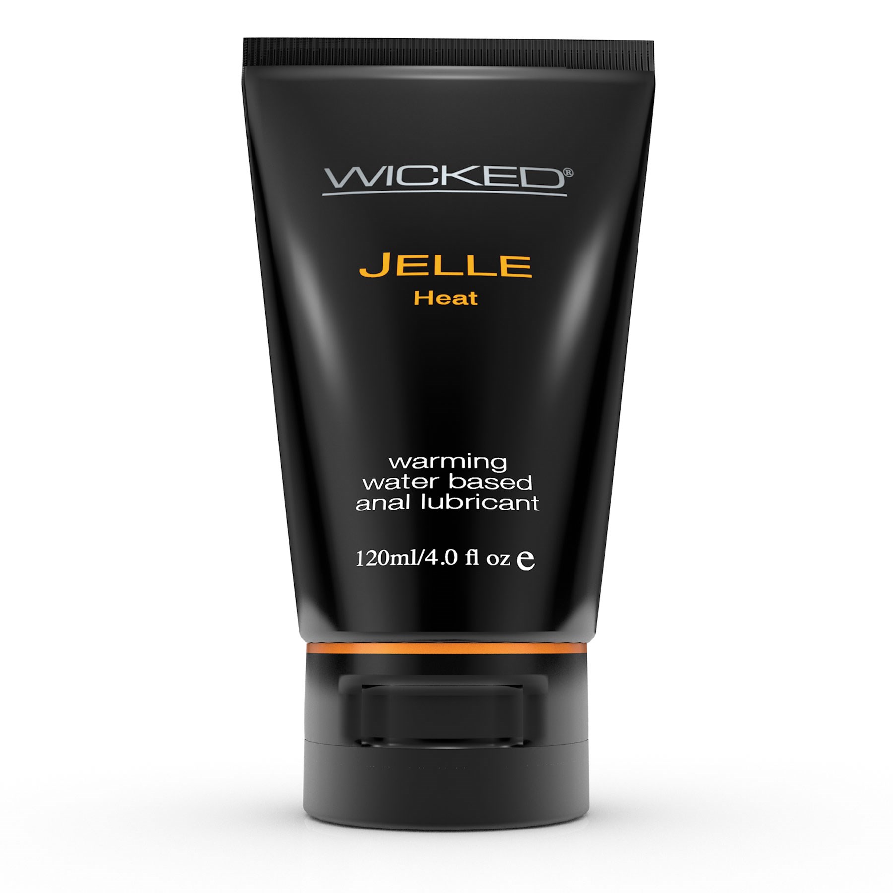 Wicked Anal Jelle Heat Lubricant front of bottle
