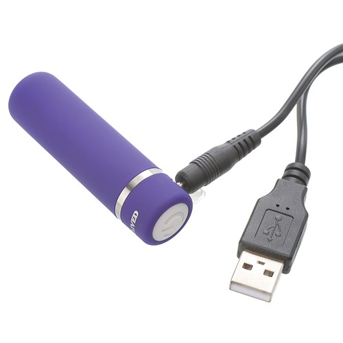 Purple Passion Rechargeable Bullet with charger