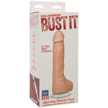 Bust It Squirting Dildo box