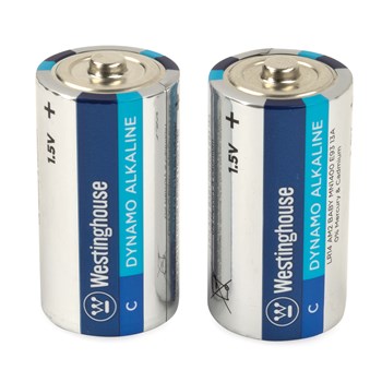 Westinghouse C Cell Batteries (2 pack) single 