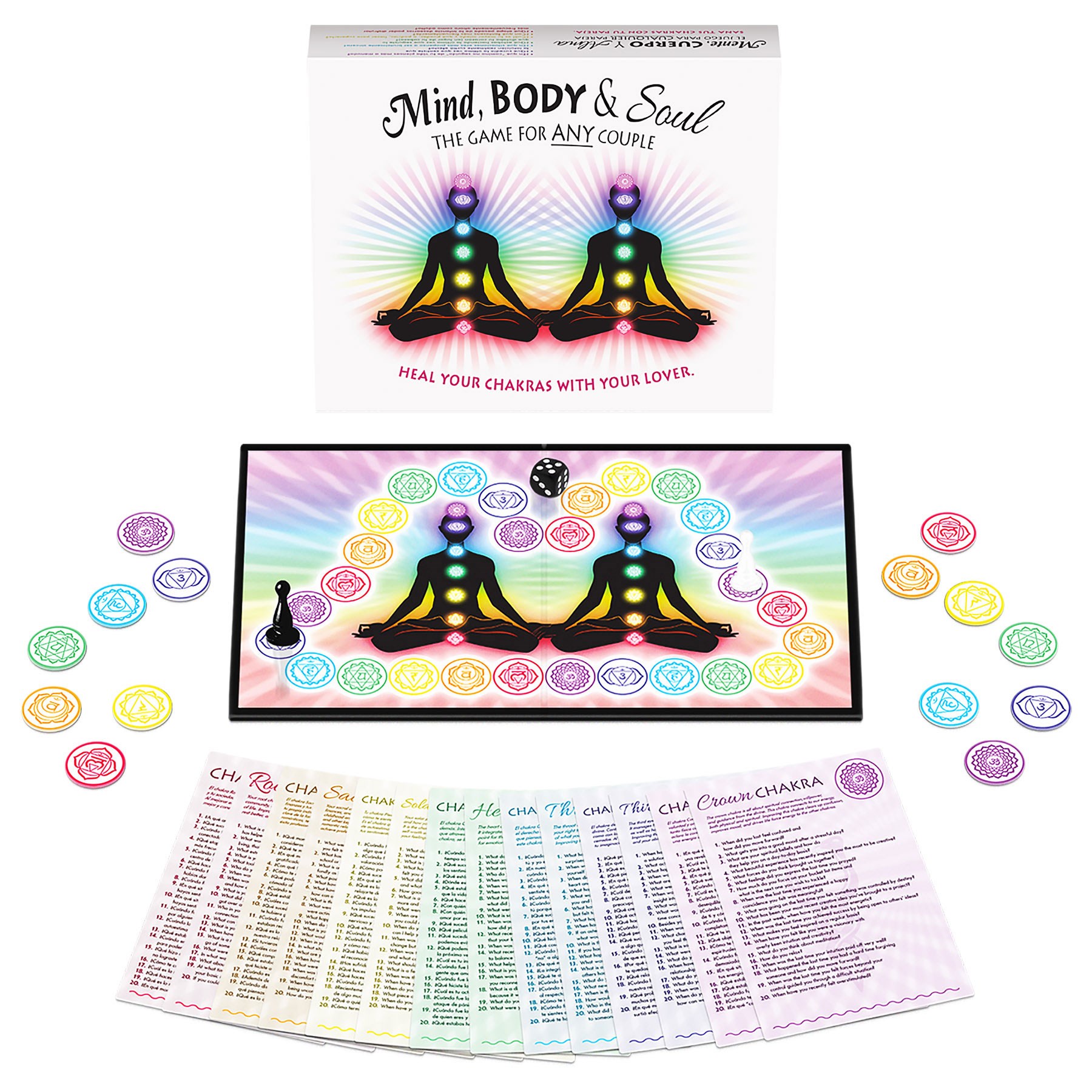 Mind, Body & Soul Game For Any Couple! all components