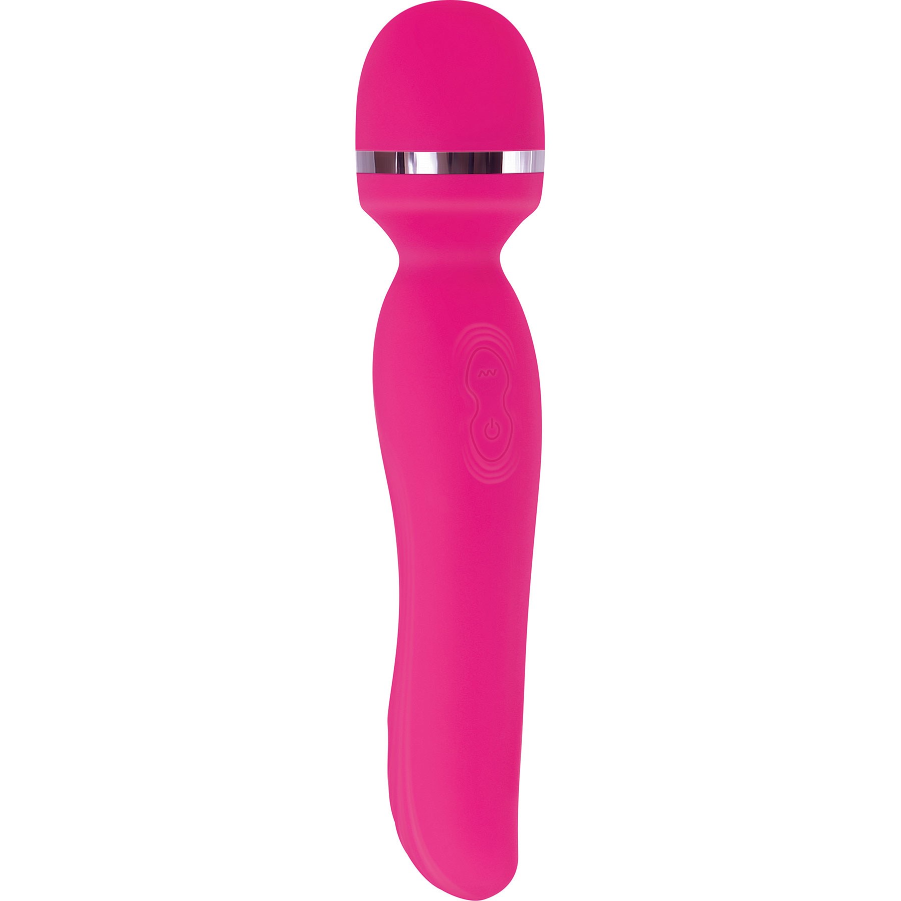 Adam & Eve Intimate Curves Rechargeable Wand upright pink