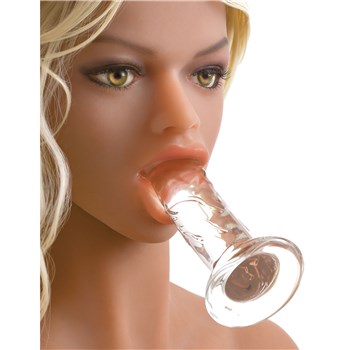 Ultimate Fantasy Doll - Kitty mouth with glass dildo
