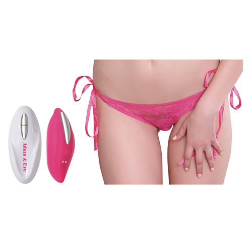 Eve's Rechargeable Vibrating Panty front with components