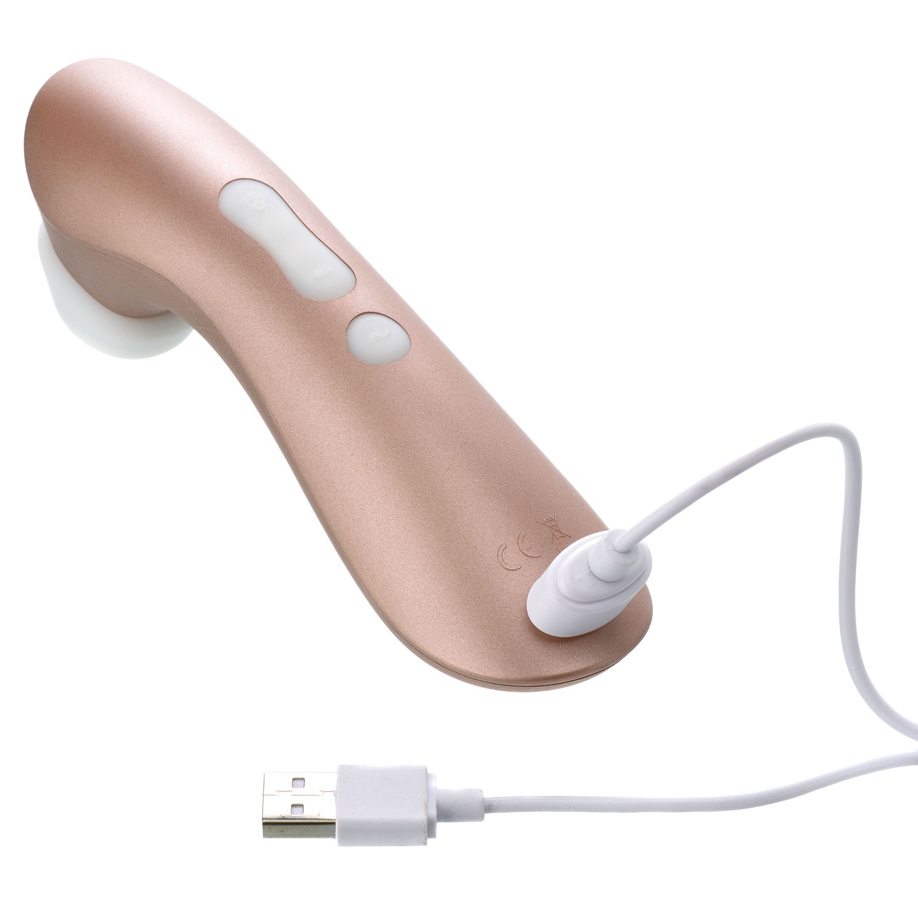 Satisfyer Pro 2 Plus Vibration - Showing Where Charging Cable is Placed