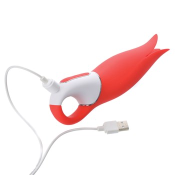 Satisfyer Vibes Power Flower Clitoral Massager with charger