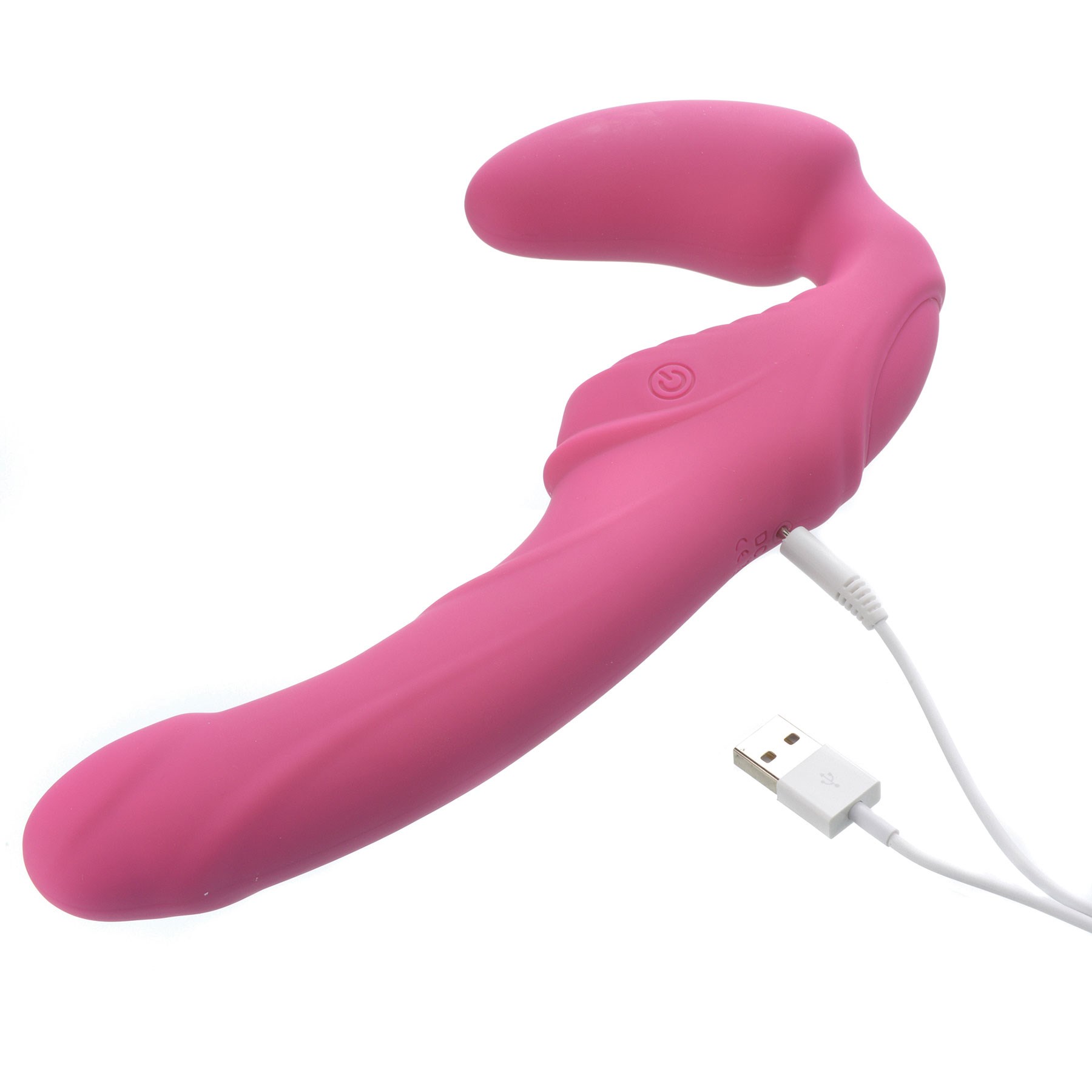 Eve's Vibrating Strapless Strap-On with charger