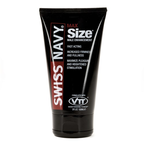 Swiss Navy Max Size Male Enhancement front of bottle