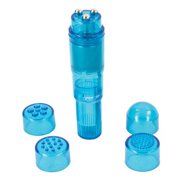 Shibari Pocket Pleasure Vibrator blue