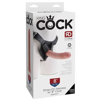 Kingcock Strap-On Harness With 8-Inch Dildo box