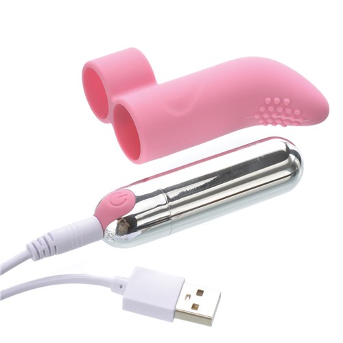 Adam & Eve Rechargeable Finger Vibe with charger