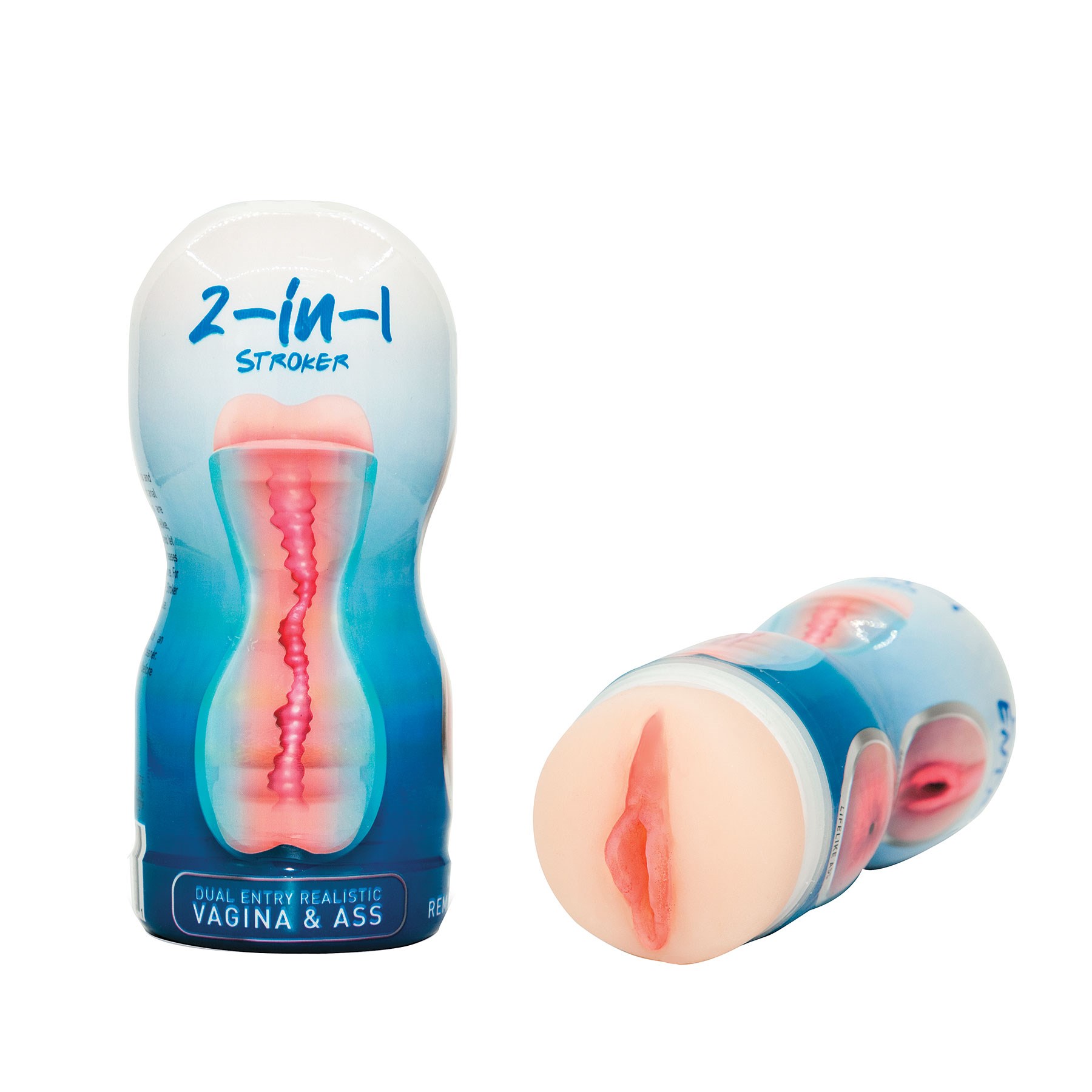 2-In-1 Stroker Realistic Vagina and