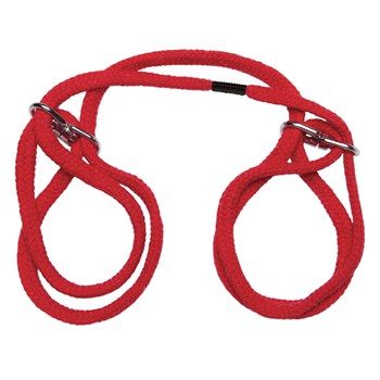 Japanese Cotton Rope Cuffs red