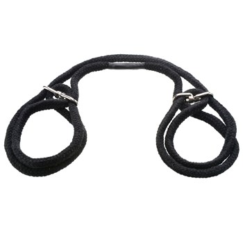 Japanese Cotton Rope Cuffs black
