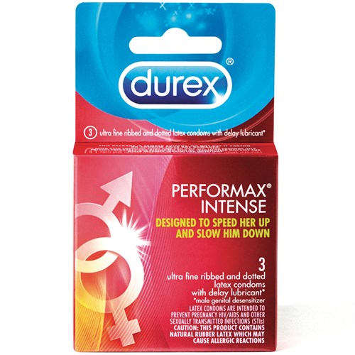 Durex Performax Intense Condom box