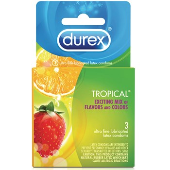 Durex Tropical Flavors Condom box