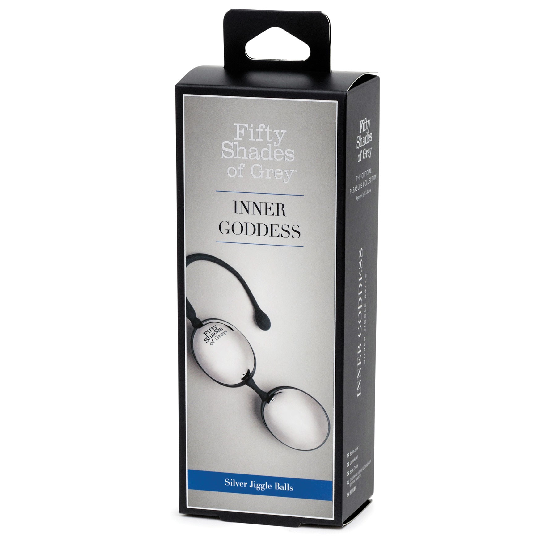 Fifty Shades Of Grey Inner Goddess Silver Jiggle Balls box