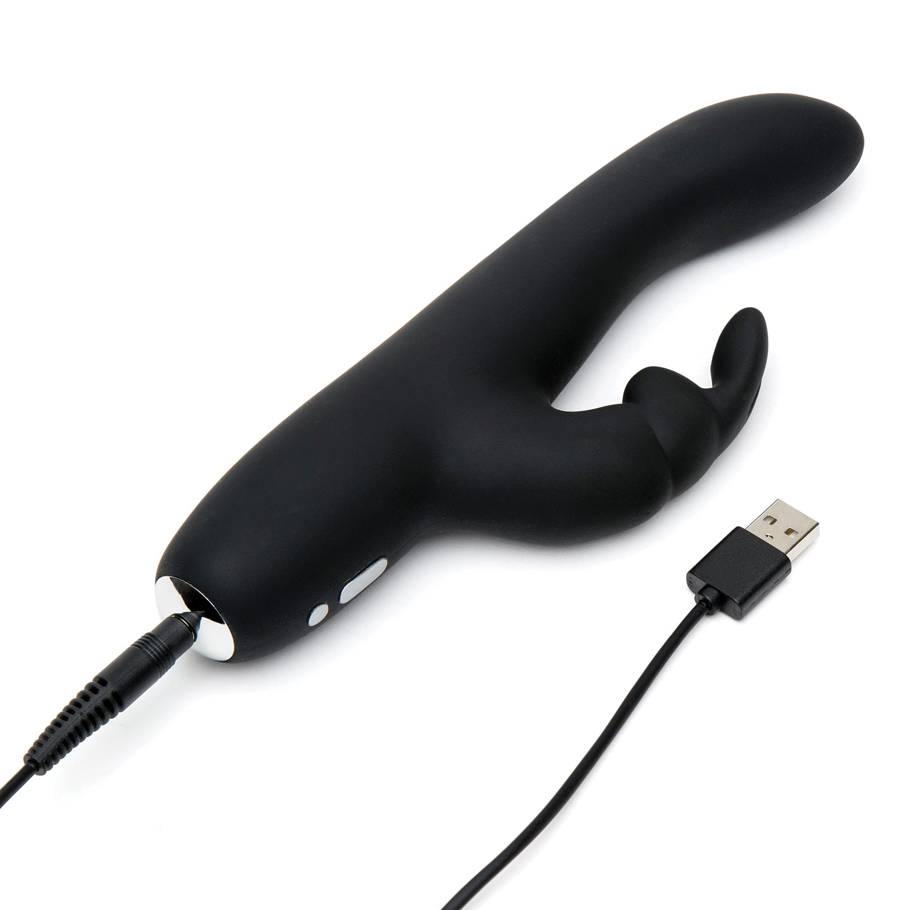 Fifty Shades Of Grey Slimline Rabbit Vibrator with charger