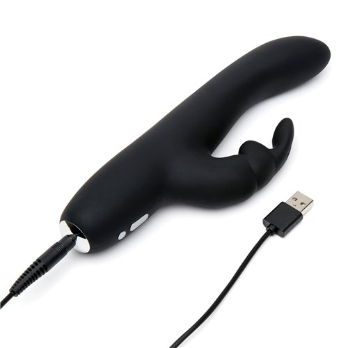 Fifty Shades Of Grey Slimline Rabbit Vibrator with charger