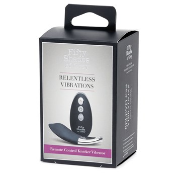 Fifty Shades Of Grey Relentless Vibrations Remote Control Panty Vibrator box