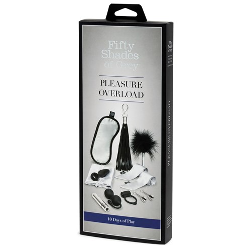 Fifty Shades Of Grey Pleasure Overload 10 Days Of Play Couples Gift Set box