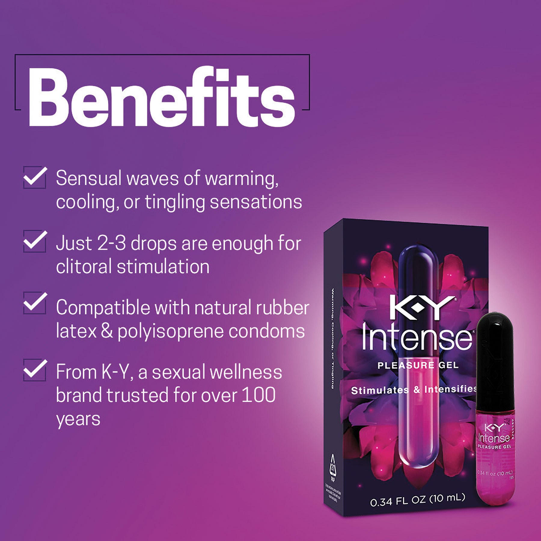 K-Y Intense Pleasure Gel benefits