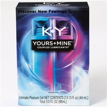 K-Y Yours & Mine Couples Lubricant box only