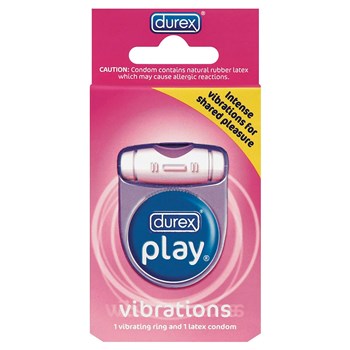 Durex Play Vibrations Ring in box