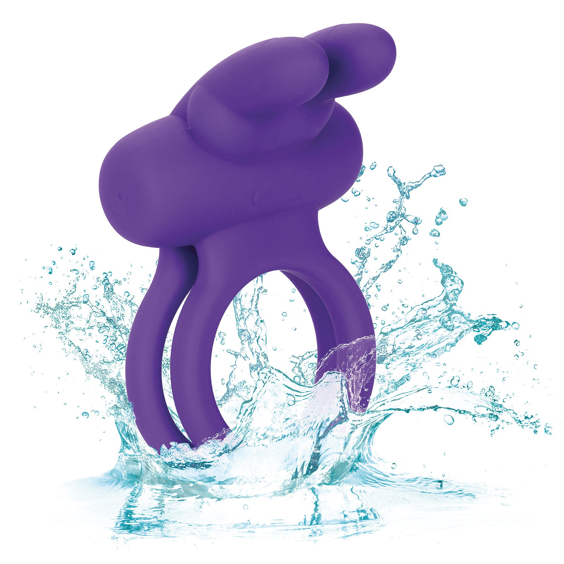 Silicone Rechargeable Rockin' Rabbit Enhancer in water