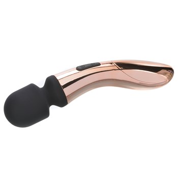 Rosy Gold Nouveau Curve Wand laying on table