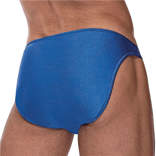 The Pouchless Brief blue back