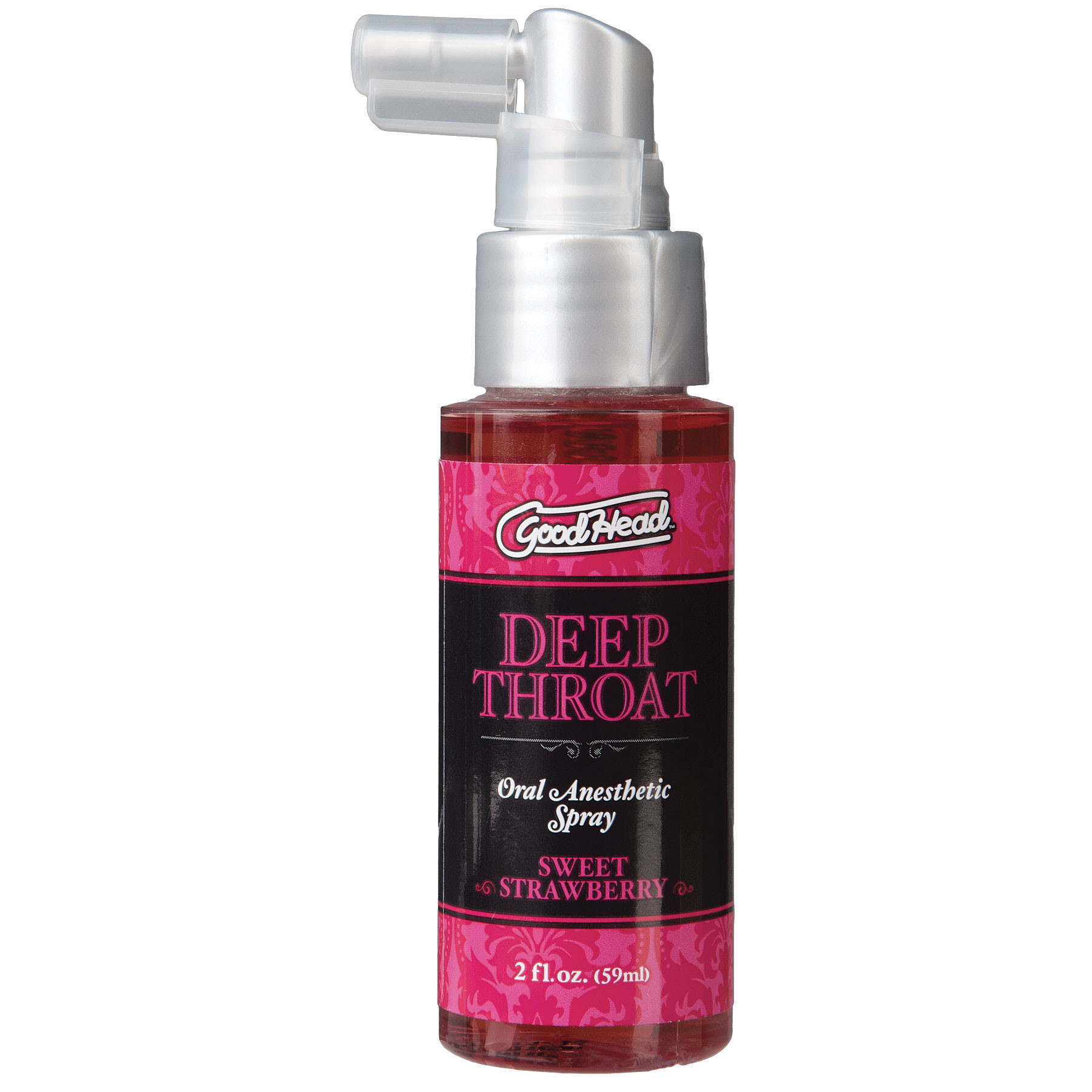 Deep throat spray chloraseptic
