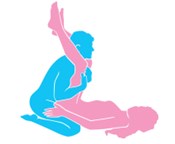 Legs Up Illustrated Sex Position