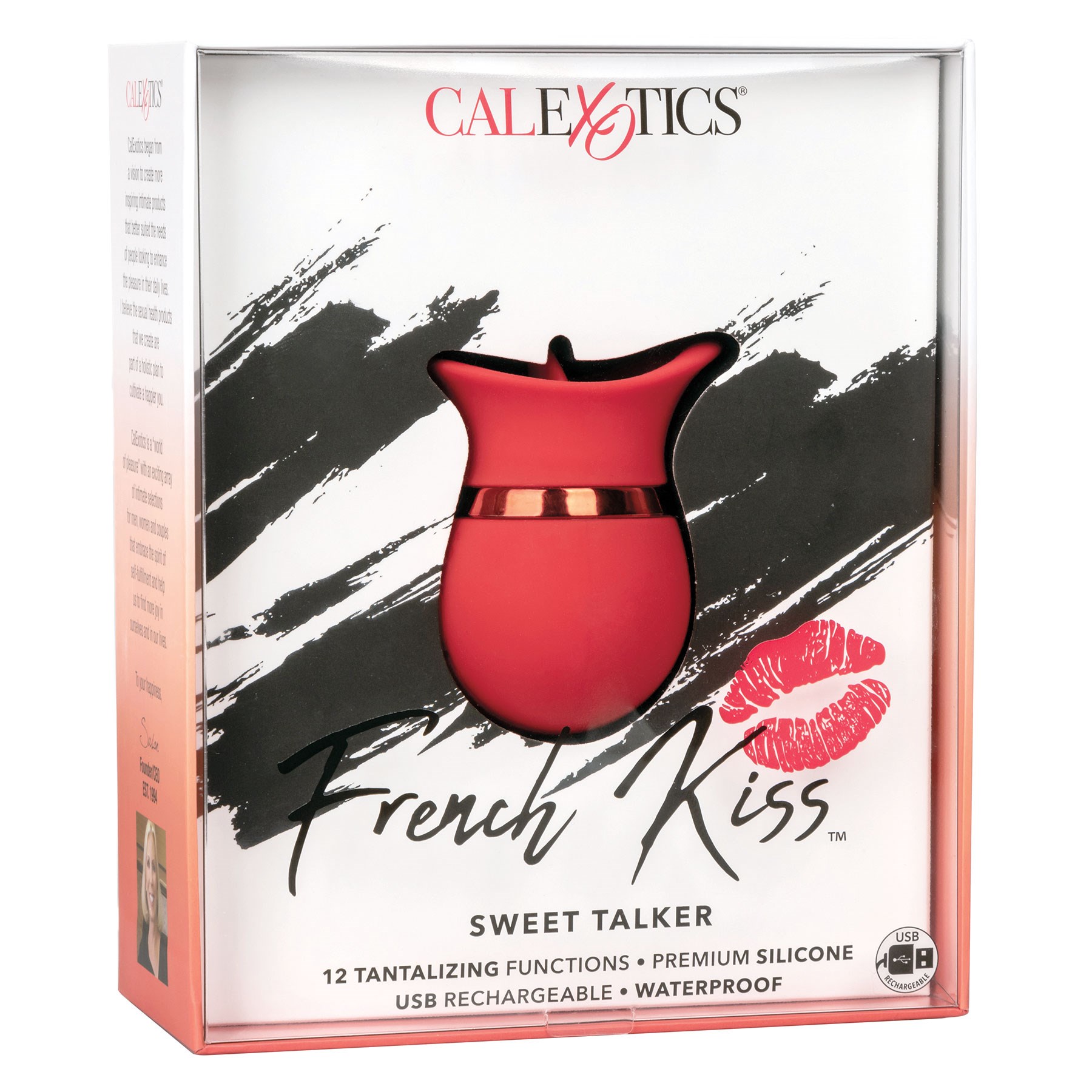 French Kiss Sweet Talker Clitoral Stimulator front of box