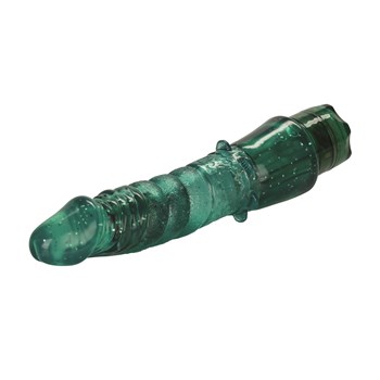 Emerald Stud Arouser Realistic Vibrator On Side